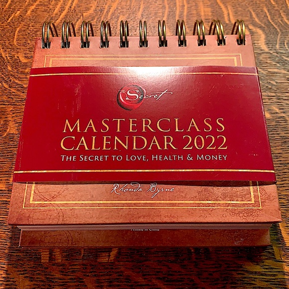THE SECRET Office The Secret Masterclass 222 Calendar Rhonda Byrne
